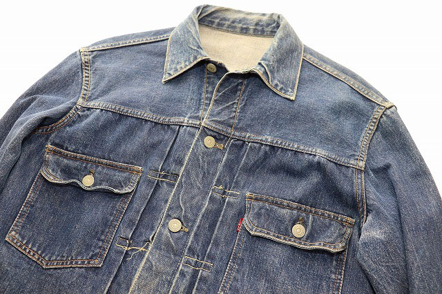リーバイス Levi’s 50s 507XX 2nd 両面タブ BIG E ハギ付き ボタン裏刻印無し サイズ不明 1950年代