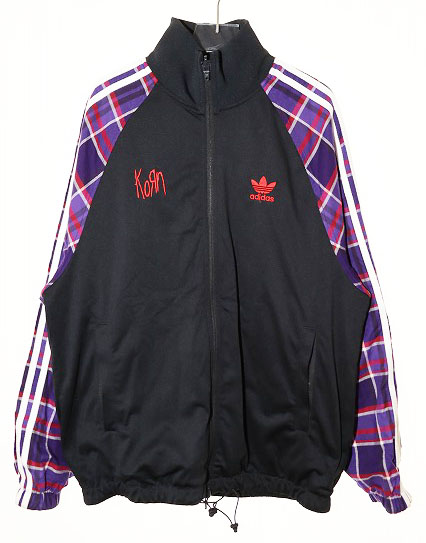 アディダス adidas × KORN TRACK TOP BLACK L JG1341 コーン トラック トップ ブラック リバーシブル ジャージ