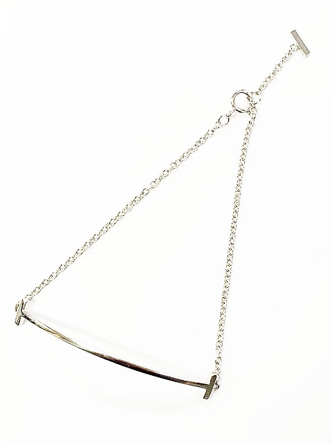 ティファニー TIFFANY & CO. Tスマイル ブレスレット ホワイトゴールド ラージサイズ K18WG