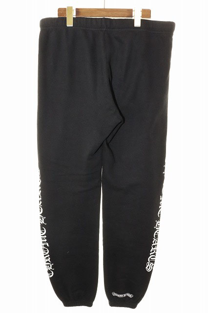 クロムハーツ CHROME HEARTS SWEAT PANTS BLACK Mサイズ スウェット パンツ