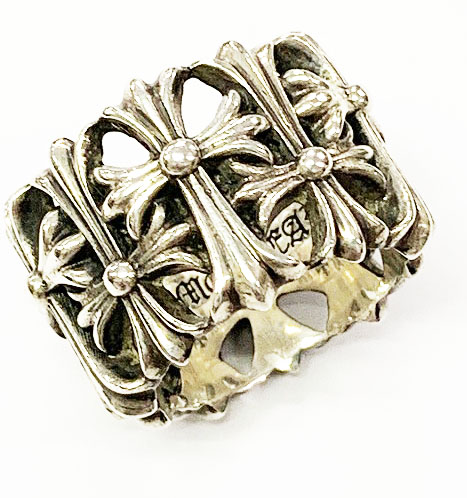 クロムハーツ CHROME HEARTS CEMETERY 12号 セメタリー クロス リング シルバー925 指輪