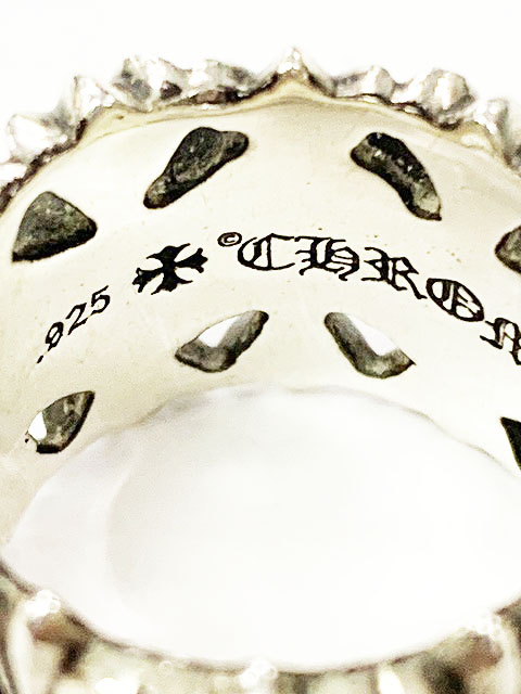 クロムハーツ CHROME HEARTS CEMETERY 12号 セメタリー クロス リング シルバー925 指輪