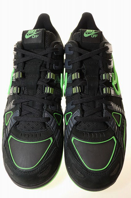 ナイキ NIKE × OFFWHITE AIR RUBBER DUNK BLACK 29cm