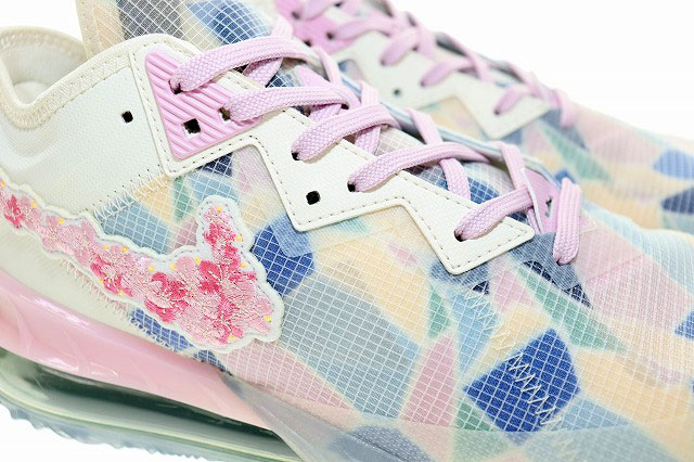 ナイキ NIKE LEBRON XVIII LOW ATMOS CHERRY BLOSSOM 2021 28cm CV7562-101