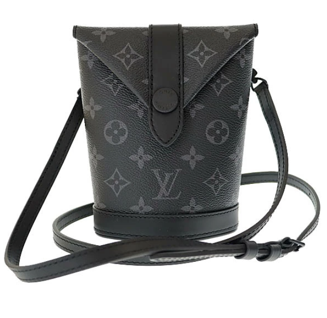 ルイヴィトン LOUIS VUITTON モノグラム エクリプス エンベロップ ポーチ ショルダー バッグ M11613