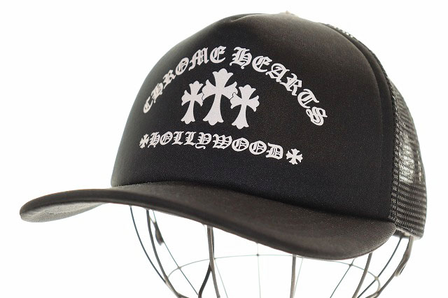 クロムハーツ CHROME HEARTS KING TACO TRUCKER CAP BLACK ONE SIZE キングタコ トラッカー キャップ メッシュ ブラック セメタリー クロス