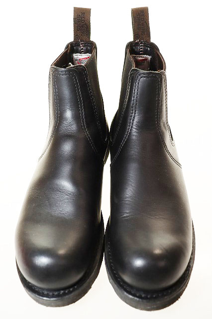 レッドウィング REDWING CLASSIC CHELSEA US8.5 26.5cm 03194-0 Dワイズ USA製 クラシック チェルシー サイドゴア ブーツ ブラック