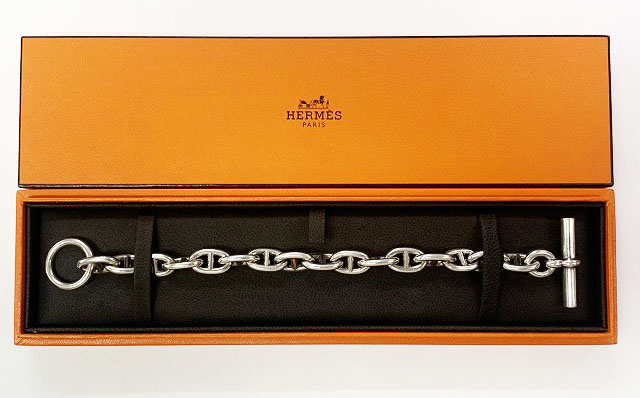 エルメス HERMES Chaine dancre Bracelet MM 16コマ シェーヌダンクル ブレスレット シルバー