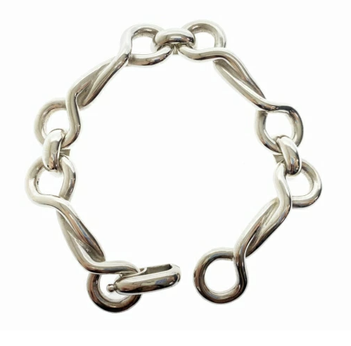 エルメス HERMES 60s vintage silver bracelet
