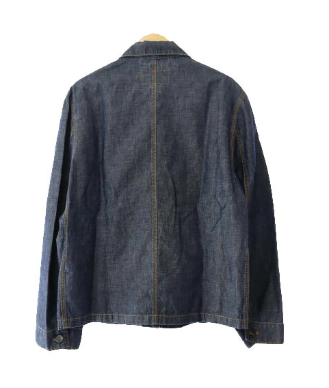 プラダ PRADA 24SS トライアングル ロゴ ポケット シャンブレー シャツ GEB254