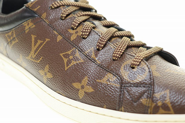 ルイヴィトン LOUIS VUITTON モノグラム ルクセンブルクライン レザー スニーカー 7 1/2