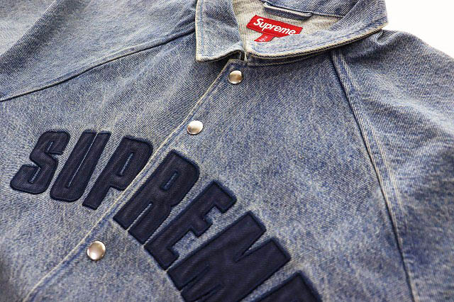 シュプリーム SUPREME 25SS ARC DENIM COACHES JACKET WASHED INDIGO XL