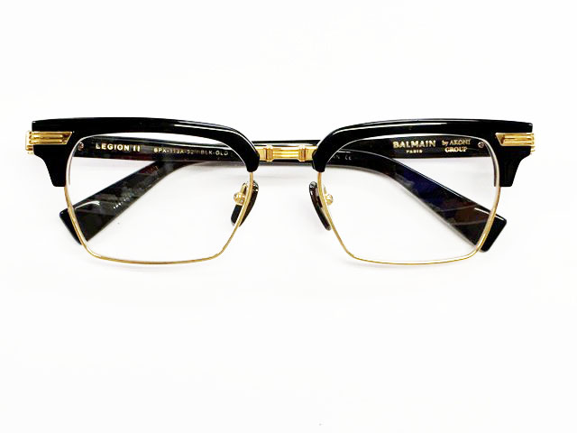 バルマン BALMAIN by AKONI LEGIONⅡ BLACK GOLD BPX-113A-52 アコニ レギオン ブラック ゴールド メガネ アイウェア