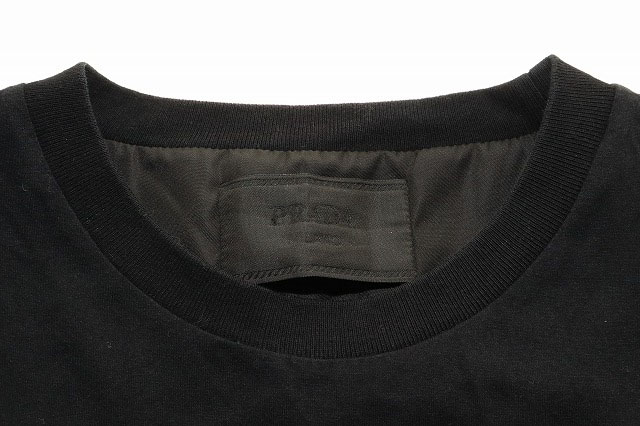 プラダ PRADA RE-NYLON ジャージー Tシャツ Lサイズ UJN661