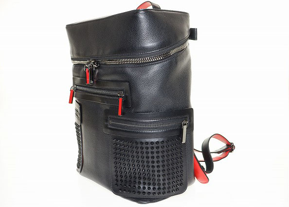 クリスチャンルブタン Christian louboutin アポルビ スパイク スタッズ バックパック リュックサック レザー