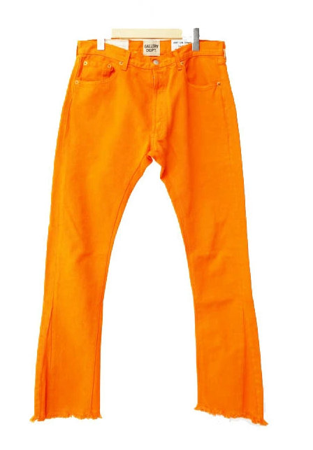GALLERY DEPT ギャラリーデプト ×LEVI’S リーバイス LA FLARE ORANGE