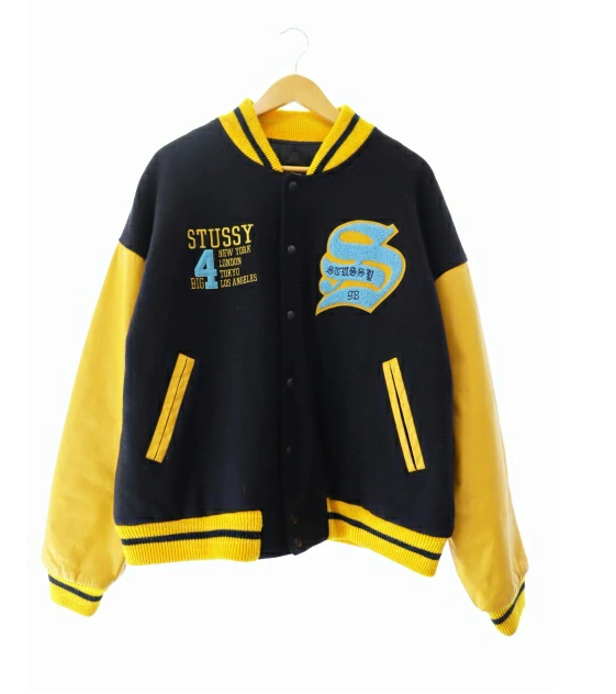ステューシー STUSSY 90s OLD BIG4 Varsity Jacket