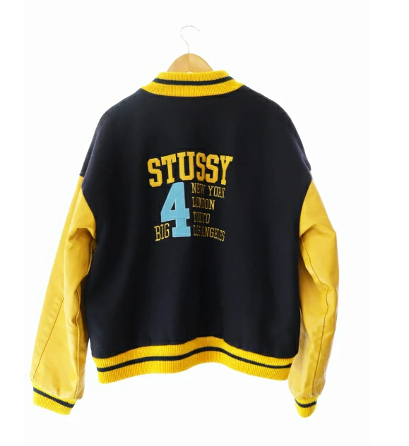 ステューシー STUSSY 90s OLD BIG4 Varsity Jacket