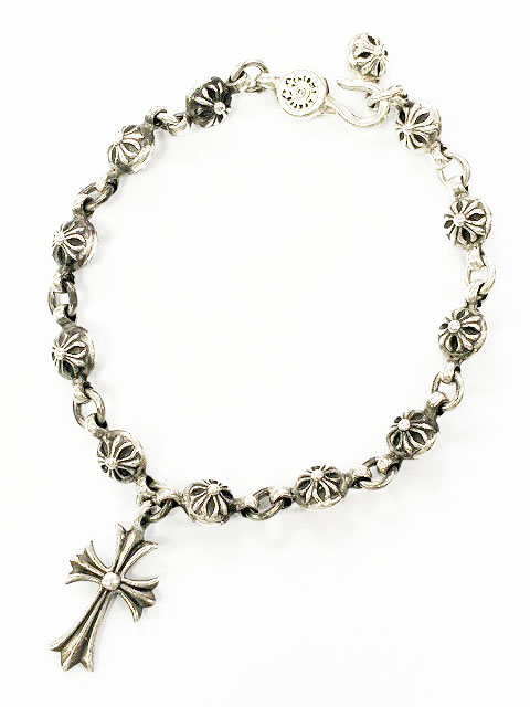 クロムハーツ CHROME HEARTS NO1 BALL #1クロスボール タイニー CHクロス ブレスレット シルバー