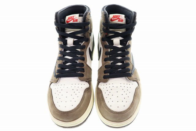 ナイキ NIKE AIR JORDAN 1 HIGH OG TS SP TRAVIS SCOTT 2019 28cm