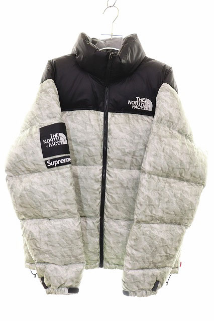 シュプリーム SUPREME × THE NORTH FACE 19AW PAPERPRINT NUPTSE JACKET M ND91806I