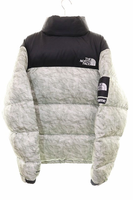 シュプリーム SUPREME × THE NORTH FACE 19AW PAPERPRINT NUPTSE JACKET M ND91806I