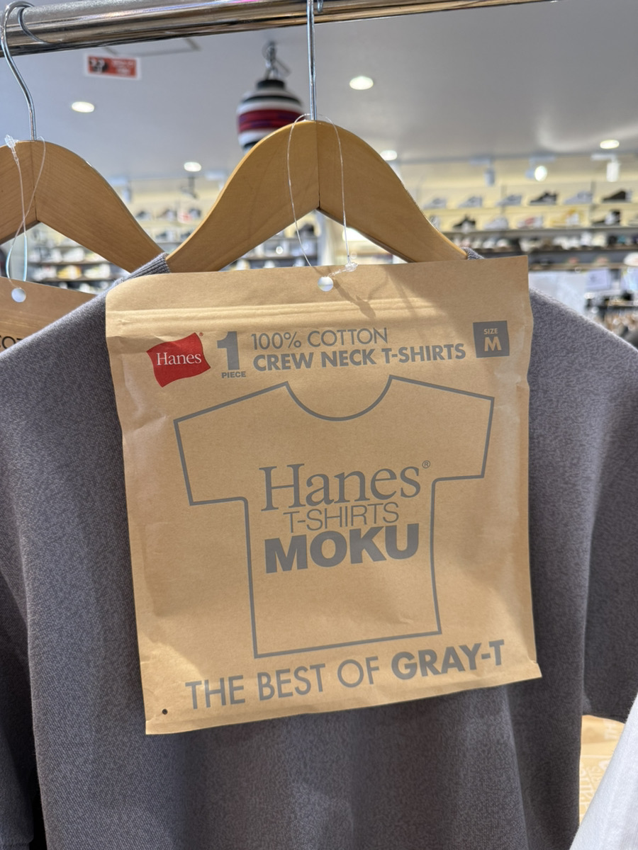 Hanes “MOKU” 取り扱い開始！