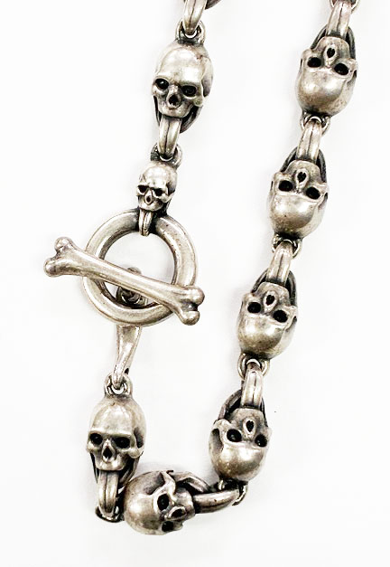 ジャスティンデイビス Justin Davis スカル ブレスレット シルバー 925