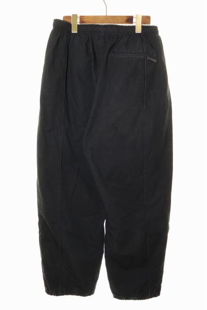 シュプリーム SUPREME × UMBRO 23AW COTTON RIPSTOP TRACK PANT BLACK M アンブロ コットン リップストップ トラック パンツ ブラック