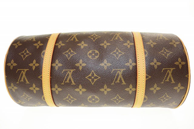 ルイヴィトン LOUIS VUITTON パピヨン30 ハンドバッグ ポーチ付き レザー モノグラム キャンバス