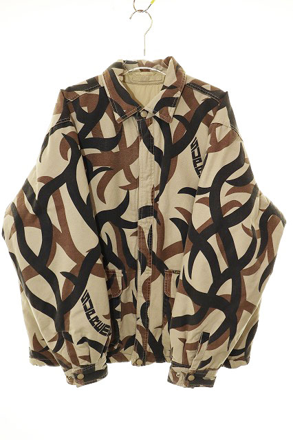 シュプリーム SUPREME 19AW REVERSIBLE PUFFY WORK JACKET M リバーシブル ワーク ジャケット