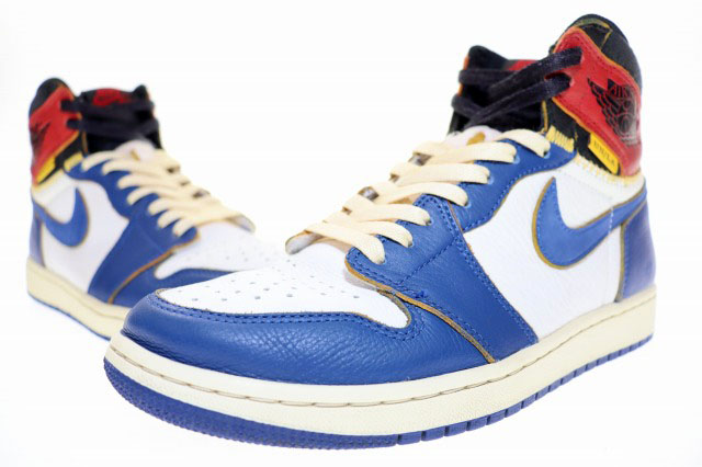 ナイキ NIKE AIR JORDAN 1 RETRO HI NRG UN UNION 2018 26.5cm STORM BLUE BV1300-146 AJ1 エア ジョーダン I レトロ ハイ ユニオン コラボ ストームブルー