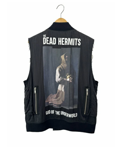 アンダーカバー UNDERCOVER 19SS MA-1 THE DEAD HERMITS VEST UCW4002-1