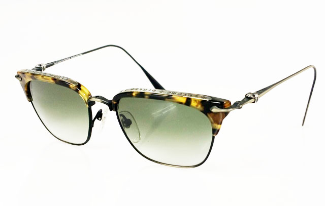 クロムハーツ CHROME HEARTS SLUNTRADICTION ハーフリム メガネ サングラス アイウェア ヒョウ柄 眼鏡