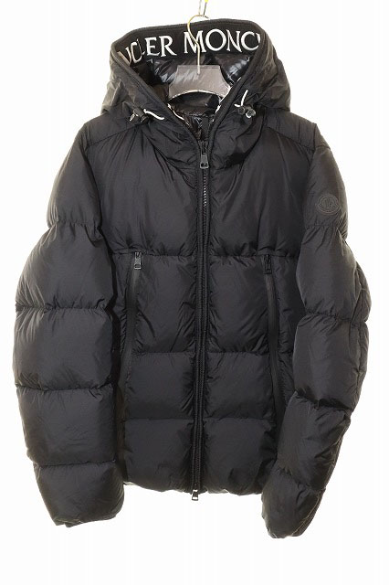 モンクレール MONCLER 19AW MONTCLA BLACK SIZE 1 モンクラ ダウン ジャケット ロゴ フーディ ブラック