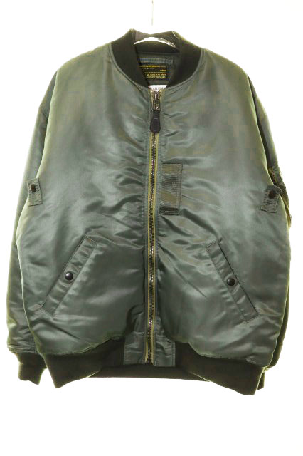 スタンダード カリフォルニア STANDARD CALIFORNIA × ALPHA INDUSTRIES SD MA-1 VINTAGE GREY L MIL J 82798 アルファ インダストリーズ