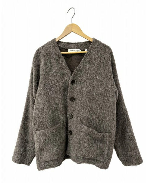 アワーレガシー OUR LEGACY 24AW Mole Grey Mohair Cardigan M4236CM
