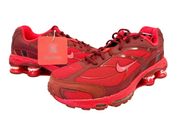 シュプリーム SUPREME ×NIKE ナイキ SHOX RIDE 2 SP Speed Red DN1615-600 27