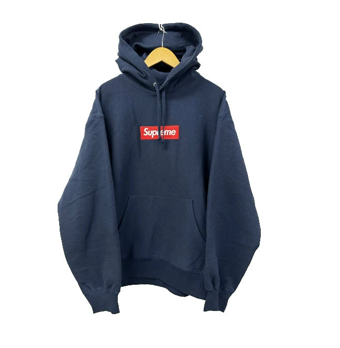 シュプリーム SUPREME 24AW Box Logo Hooded Sweatshirt Navy