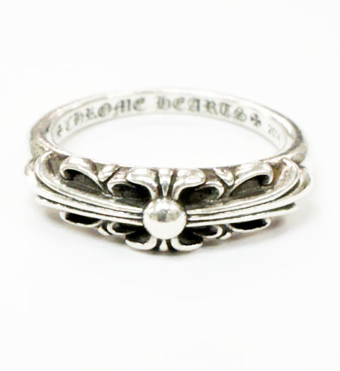 クロムハーツ CHROME HEARTS BABY CLASSIC FLRL CRS  19号 ベイビー クラシック フローラル クロス リング シルバー 指輪
