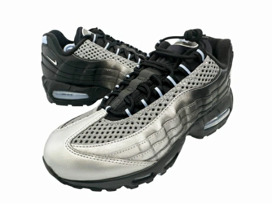 ナイキ NIKE ×Palace Skateboards パレス スケートボード Air Max 95 Big Bubble Metallic Silver IQ7708-095 26.5