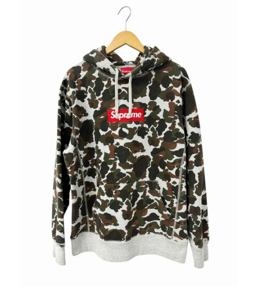 シュプリーム SUPREME 12AW Box Logo Hooded Sweatshirt Camo L