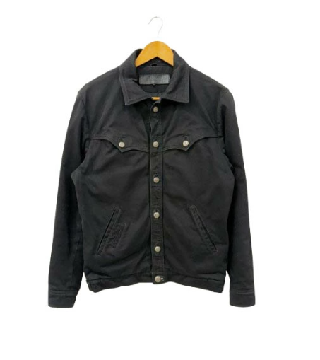 クロムハーツ CHROME HEARTS OLD バック フレアニー デニム ジャケット ホースシュー ボタン M