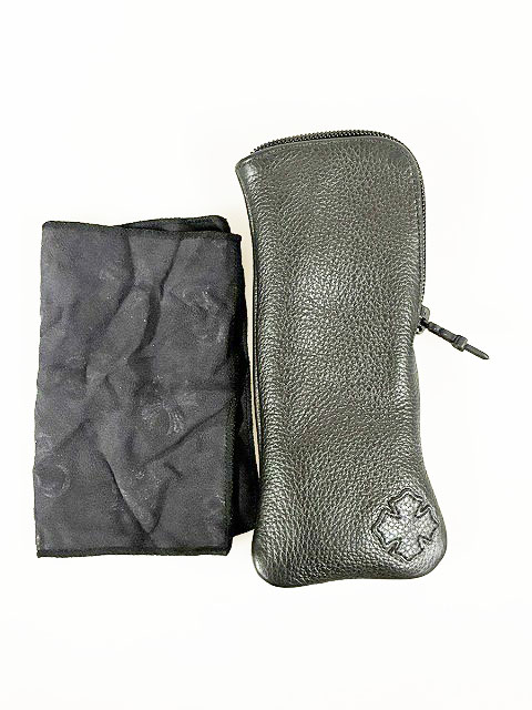 クロムハーツ CHROME HEARTS HEY JACK U LATE II BK-18KGP ダガー テンプル メガネ ブラック ゴールド アイウェア 眼鏡