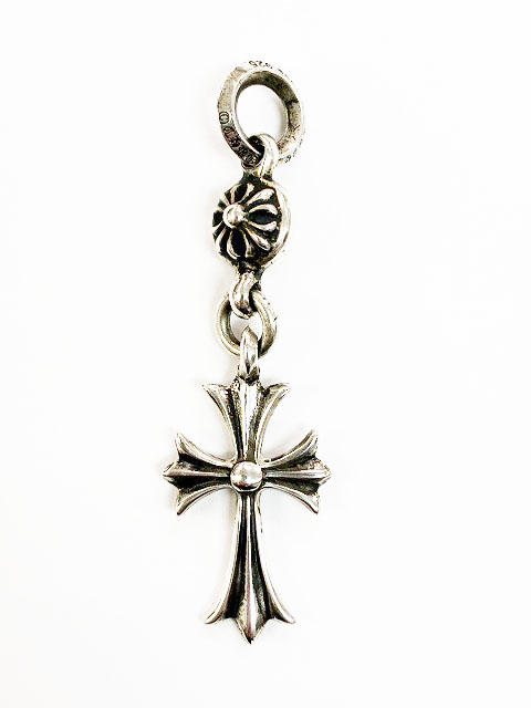 クロムハーツ CHROME HEARTS 1B TNY CH CRS 1ボール タイニー CH クロス チャーム シルバー ネックレス ペンダント トップ インボイス原本