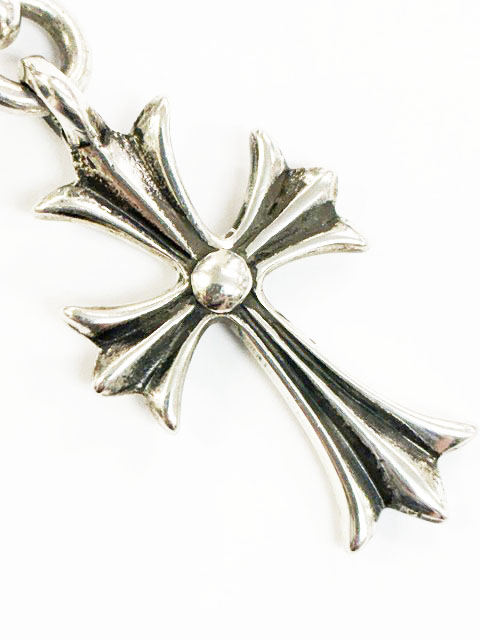 クロムハーツ CHROME HEARTS 1B TNY CH CRS 1ボール タイニー CH クロス チャーム シルバー ネックレス ペンダント トップ インボイス原本