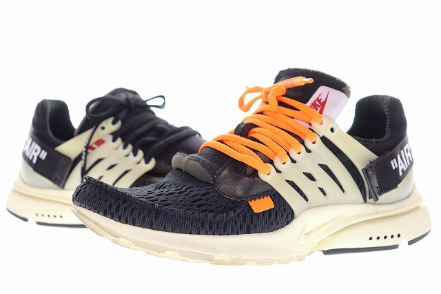 ナイキ NIKE × OFF WHITE THE 10 : AIR PRESTO BLACK 26cm AA3830-001