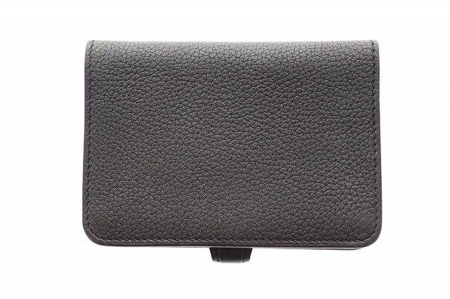 エルメス HERMES DOGON CARD CASE NOIR BLACK
