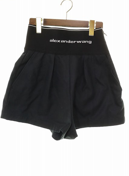 アレキサンダーワン ALEXANDER WANG SAFARI SHORTS BLACK SIZE 4 1WC1224450