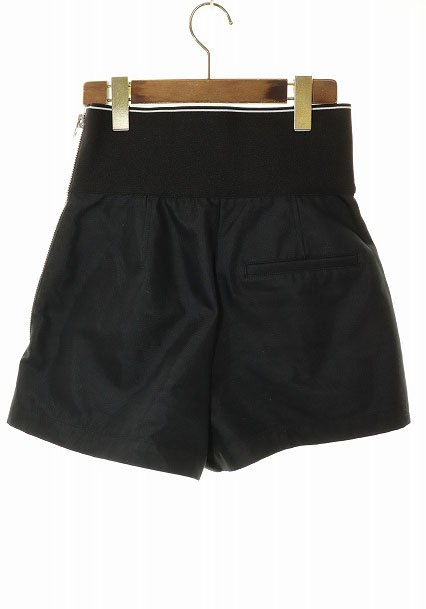 アレキサンダーワン ALEXANDER WANG SAFARI SHORTS BLACK SIZE 4 1WC1224450